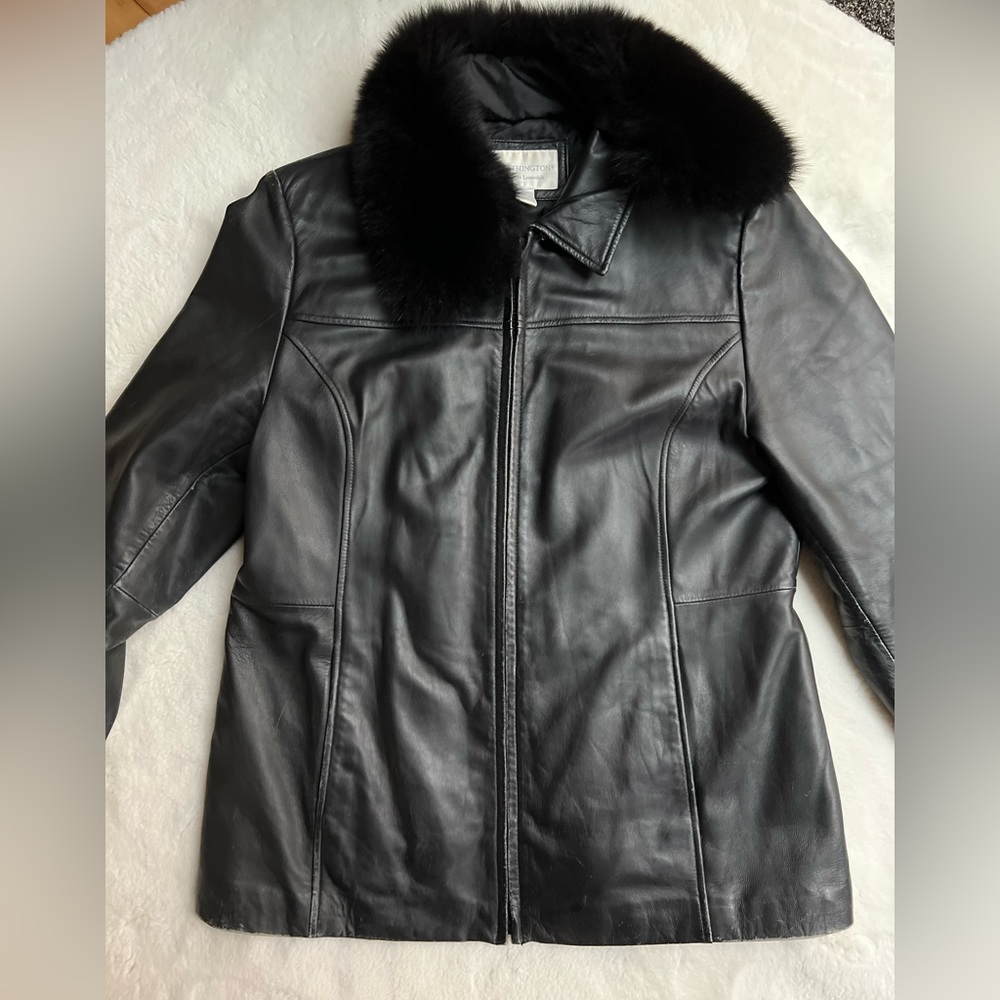 Worthington Women’s Genuine Lambskin Jacket
